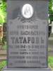 Grave of Proterej Jurij Wasiliewicz Tatarow born 01.01.1840 died 15.01.1910