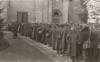 Polish prisoners at front of the cathedral